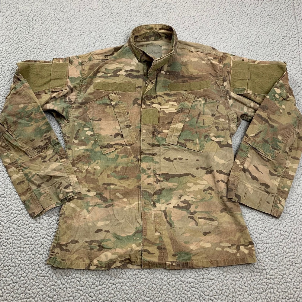 American Apparel ACU Coat Mens Small Regular Multicam OCP Flame Resistant Jacket